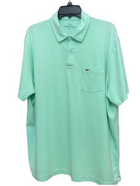 Vineyard Vines Mens XL Polo Shirt Pocket
Mint EUC